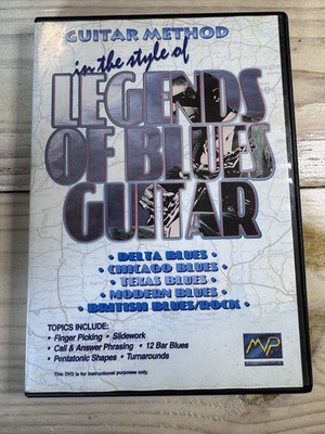 Guitar Method in the Style of Legends of Blues Guitar (DVD, 2004)
