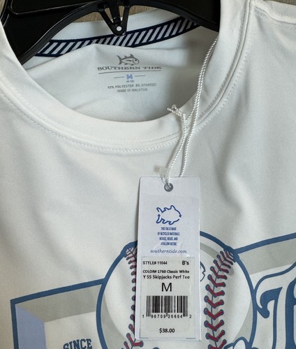 Southern Tide Boys Medium 8-10 Performance Short Sleeve Boys Shirt baseball NWT - Picture 2 of 8