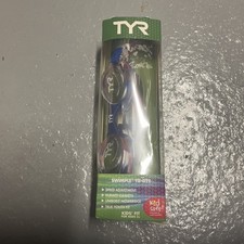TYR Swim Goggles Swimple Tie Dye 3 Red White And Blue