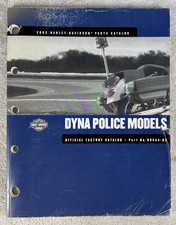 2002 HARLEY DAVIDSON PARTS CATALOG DYNA POLICE MODELS 99544-02