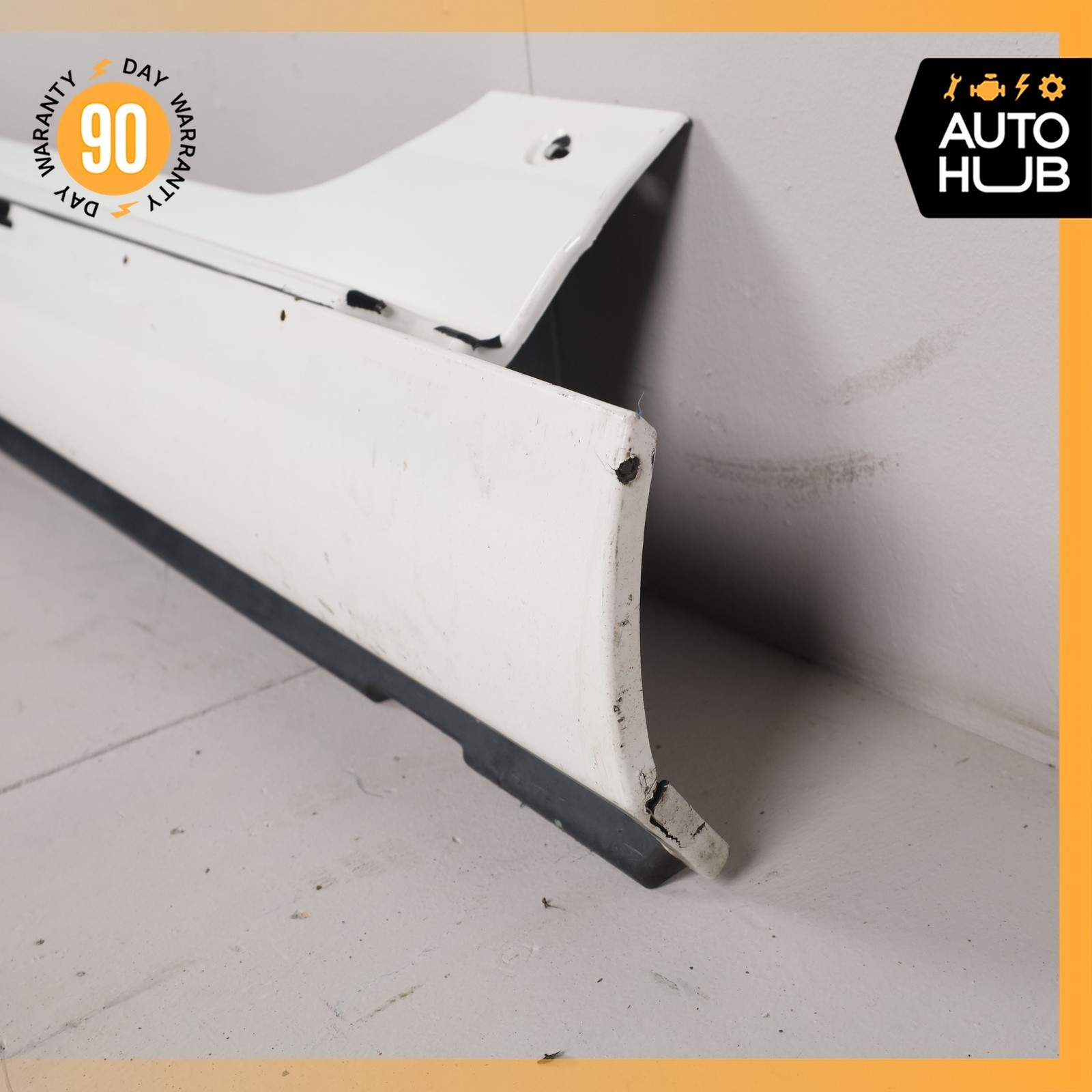 12-18 Bentley Continental GTC Convertible Right Passenger Side Skirt White OEM