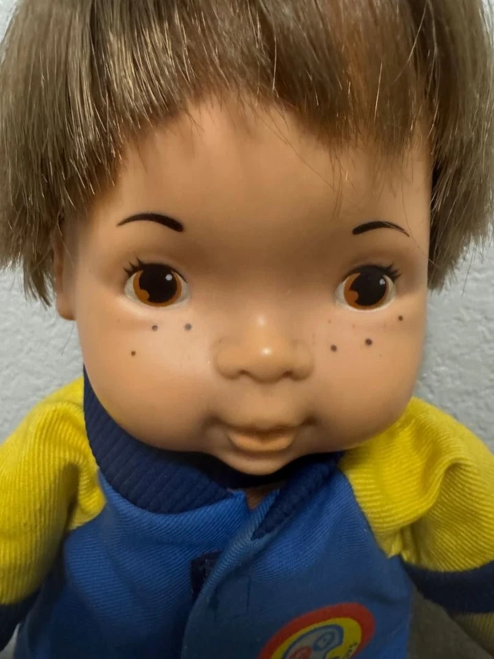 13" Fisher-Price 1 de 7 Suave Niños "Joey" Muñeca 1975 Chaqueta Extraíble y Zapatos de Encaje Foto 2 de 4