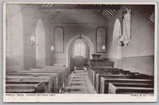 ARDLEY Church Interior East, Oxfordshire Postcard by Taunt #1776