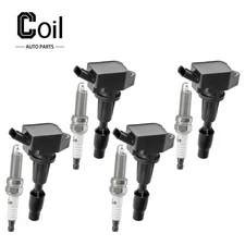 4pcs Ignition Coil and Spark Plug For Optima Kia L4 2.4L 2016-2020