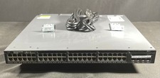 Cisco WS-C3650-48FS-L 48 Port Gigabit Ethernet PoE Switch - Same Day Shipping
