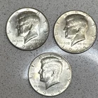 1965 Kennedy Half Dollar Silver 50C Coins Lot of 3 Circulated Philadelphia