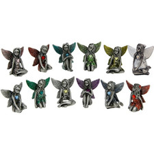 Pewter Birthstone Fairy / Fairies Collectible Boxed Birthday Gift