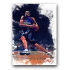 Grant Hill #3 Art Card Limited 41/50 Edward Vela Signed (Detroit Pistons)