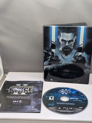 Star Wars The Force Unleashed II 2 Steelbook Edition PS3 Case Dmg. LN Disc