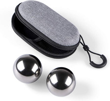 Stainless Steel Baoding Balls, 1.57 Inches Non - Chime Hand Massage Balls