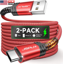 USB C Cable 2-Pack 6.6Ft , USB a to USB Cord Fast Charging for Iphone 17E, Ipho