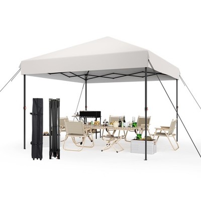 10x10 Pop Up Canopy Tent, Heavy Duty Outdoor Canopy with One Push Setup, UPF ...