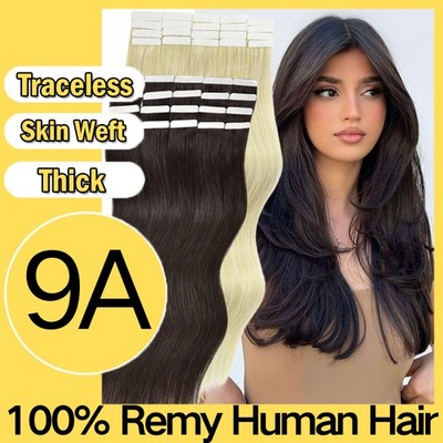 Remy Tape in 100% Human Hair Extensions Skin Weft Remi Ombre 18'' 20'' 22'' 24''