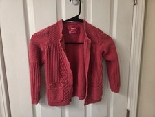 love knitwear sweater youth pink sweater age 5-6 girls S87