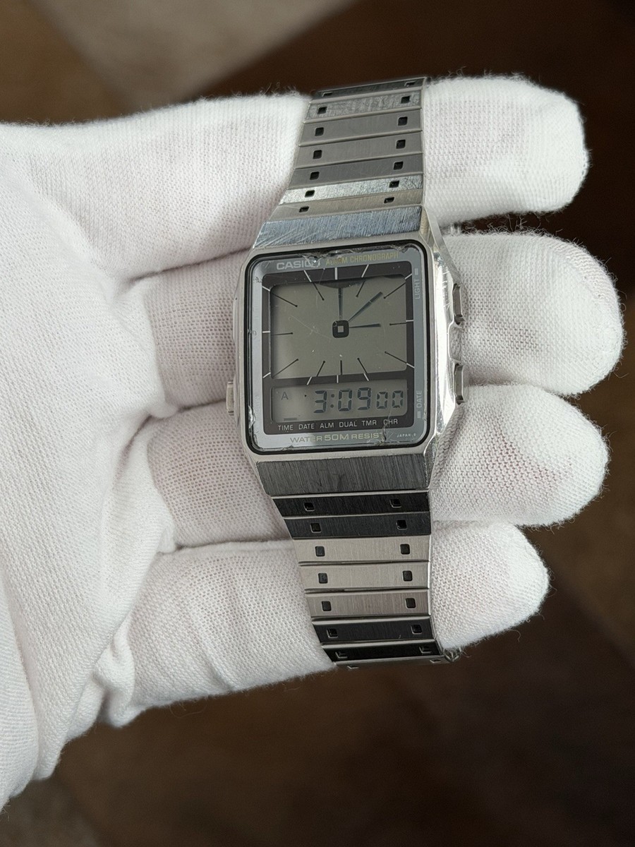 時計 CASIO AE-90W 1982 CASIO AE-90W ANA-DIGI WR 50M ALARM CHRONO VINTAGE DIGITAL