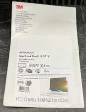 3M Bright Screen Privacy Filter MacBook Pro 16 BPNAP004 NEW