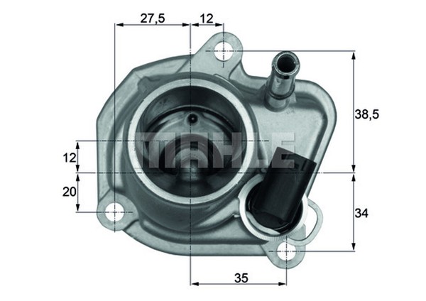 Behr Thermostat KüHlmittel TI 29 87 FüR Chrysler Cruiser PT CRD-image
