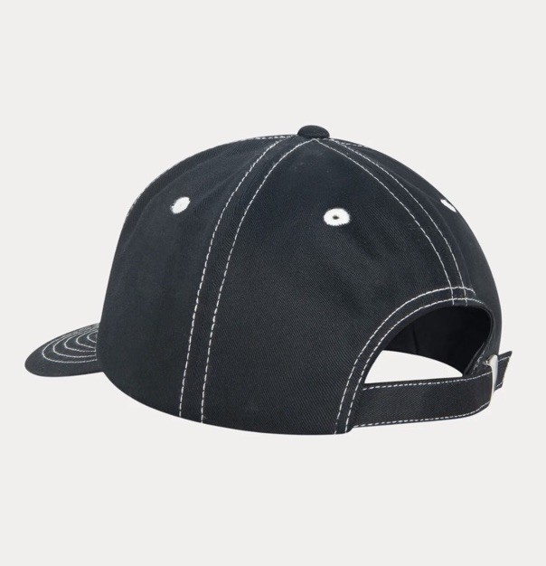 Stussy Mid Depth International Crown Strap back Hat Black