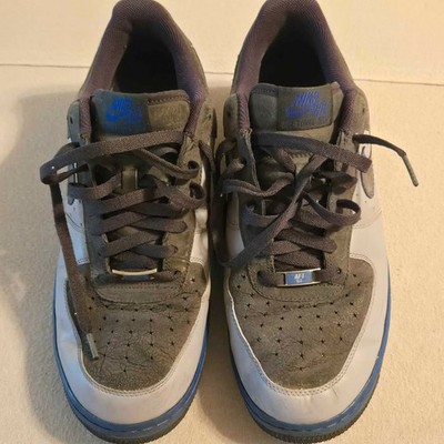 Mens 11 N Air Force 1 '82 sneakers US Grey White Blue [78.964]