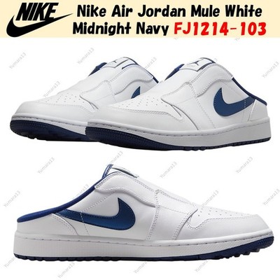 Air Jordan Mule \'Midnight Navy\' FJ1214-103 Golf size 7 Nike Air Jordan Mule Golf White Midnight Navy FJ1214-103  main image 3