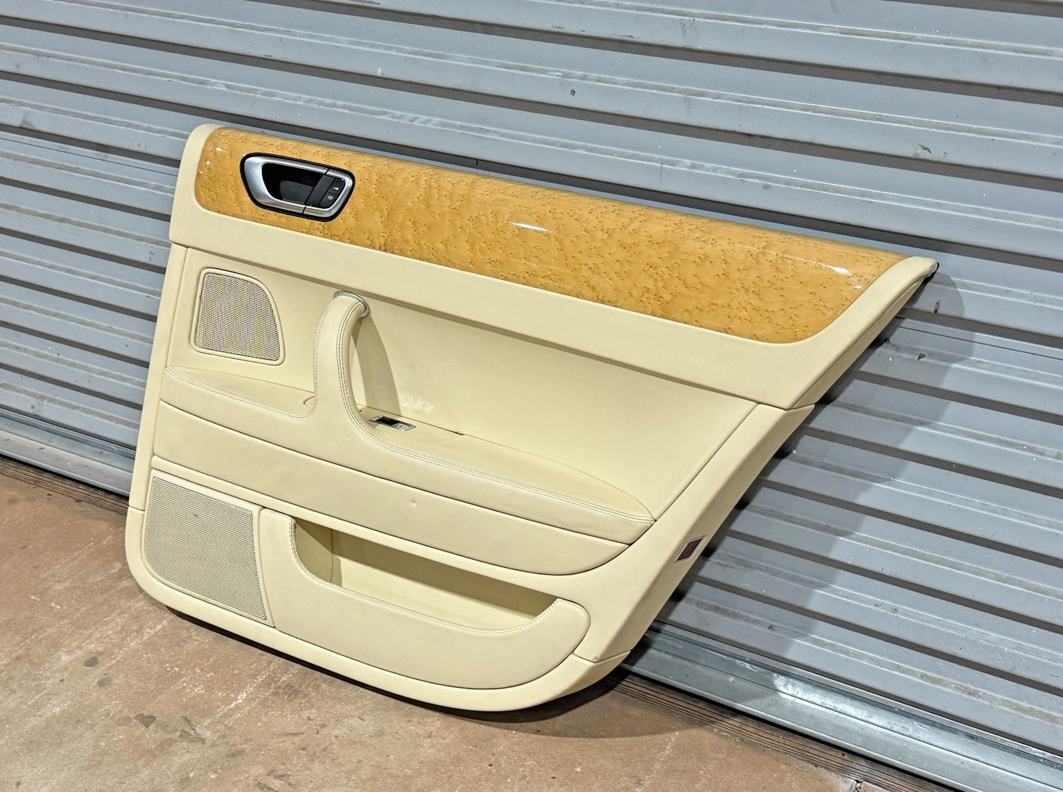 06-12 Bentley Continental Flying Spur Rear Right Door Panel Trim PO43 OEM