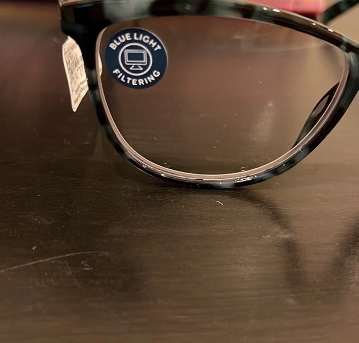 Peepers Readers Бенгальский Фокус Кошачий Глаз Зеленый Черепаховый +0,00 Синий Свет и Чехол Новый - Изображение 2 из 4