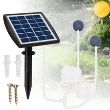 6V 2W Solar Oxygen Pump Fish Tank Pond Oxygenator Aquaum Oxygen Aerator Garden