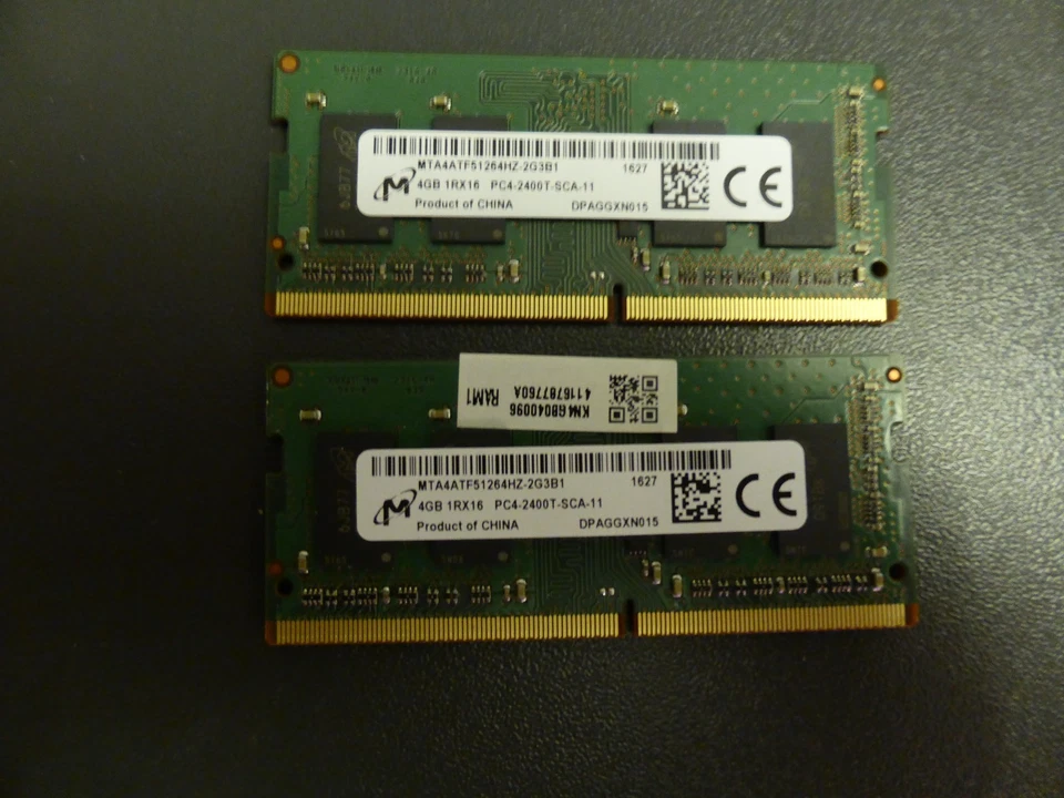 2 x 4 gb ram ddr4 2400 mhz sodimm