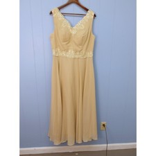 Elegant Beige Dress with Jacket Formal Party Special Occasion 16W / #9225