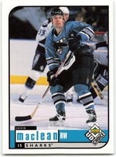 1998-99 UD Choice #176 John MacLean San Jose Sharks
