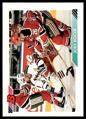 1992 Bowman Joey Kocur #80 card