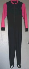 Dive Skin Lycra Black Pink Ladies Dive Swim Snorkel Size Medium