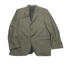 Barneys New York Blazer Mens 38 Short Houndstooth Loro Piana Wool Super 120s