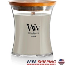 Soy Candle Wood Wick 100 Hour Burn Aromatherapy Amber Vetiver Musk Scent New