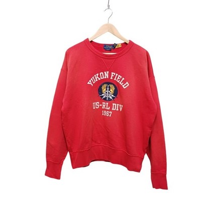 Polo Ralph Lauren Red YUKON FIELD Sweatshirt M Unused | eBay