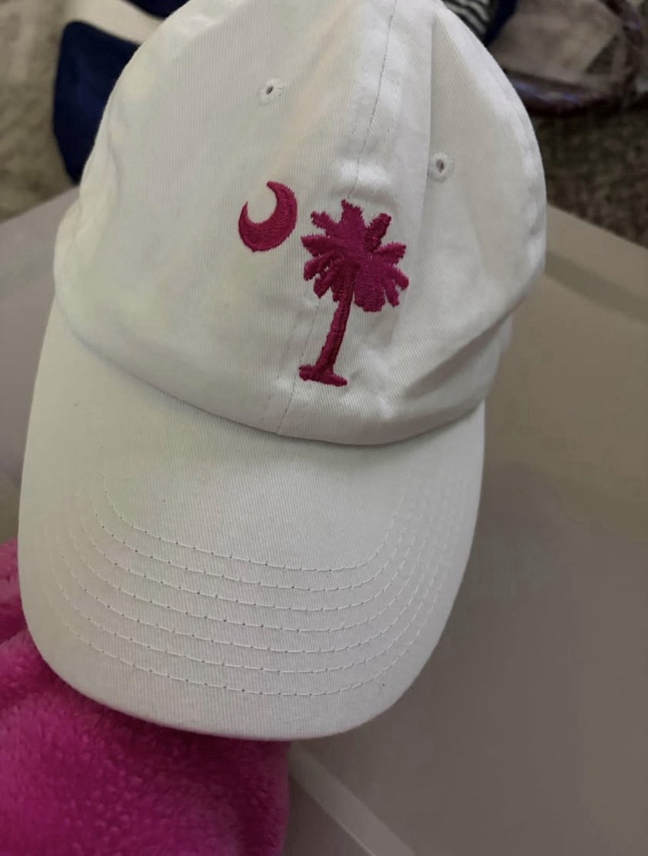 BJR Classic Headwear White South Carolina Palmetto Hat View 5