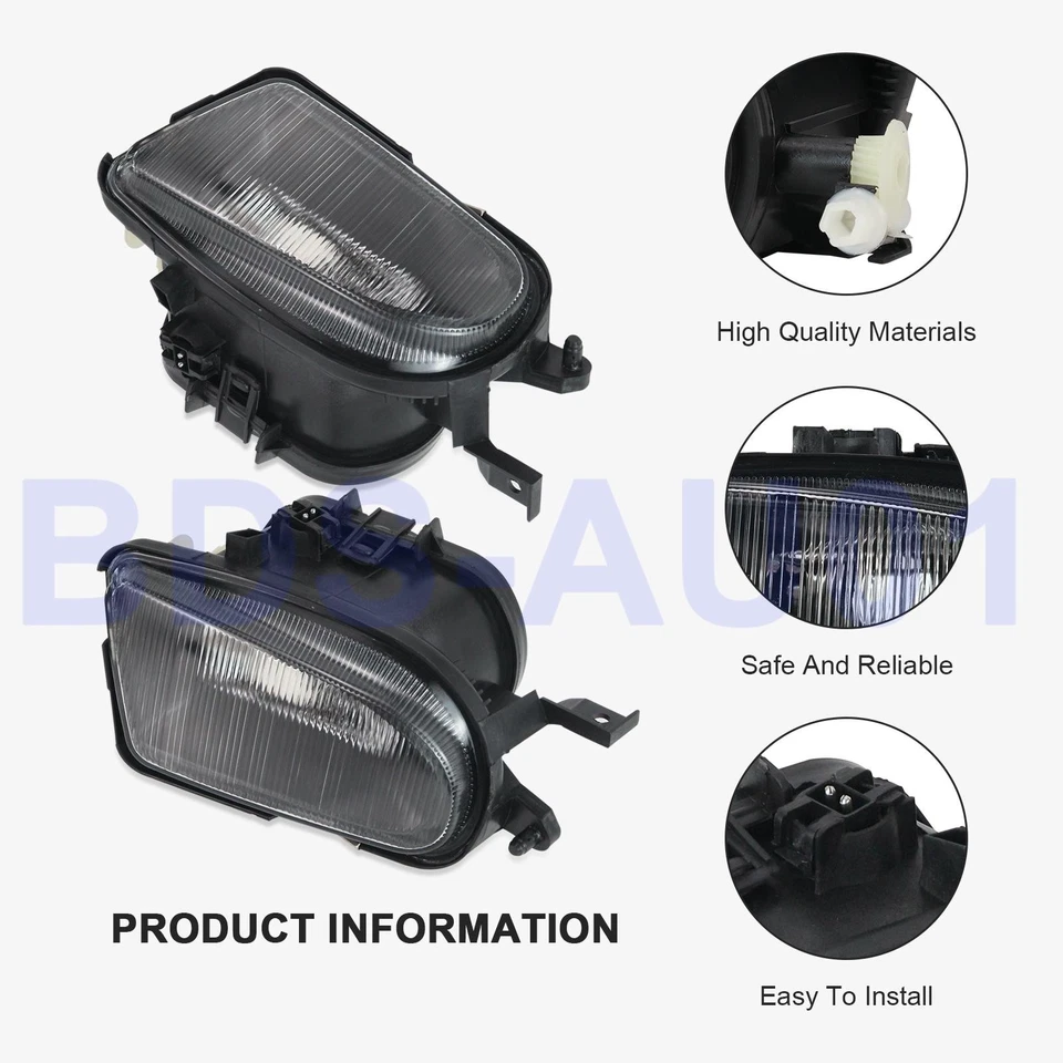 2X Front Right + Left Fog Light Lamps For Benz E-Class CLK SLK E200 E320 CLK200 - Image 2 of 4