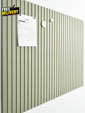Large Bulletin Board 48x36 Office Wall Organizer 12 Pack Felt Panels Sage