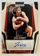 Josh Giddey 2024-25 Prizm Black Autograph Auto