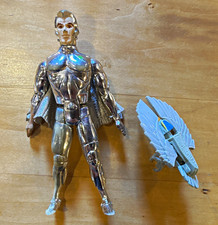  Vintage 1986 Kenner SilverHawks Quicksilver with Tally-Hawk Complete 
