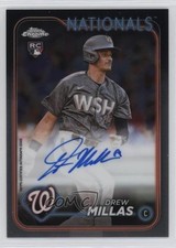 2024 Topps Chrome Rookie Auto Drew Millas #RA-DM Auto 00jz