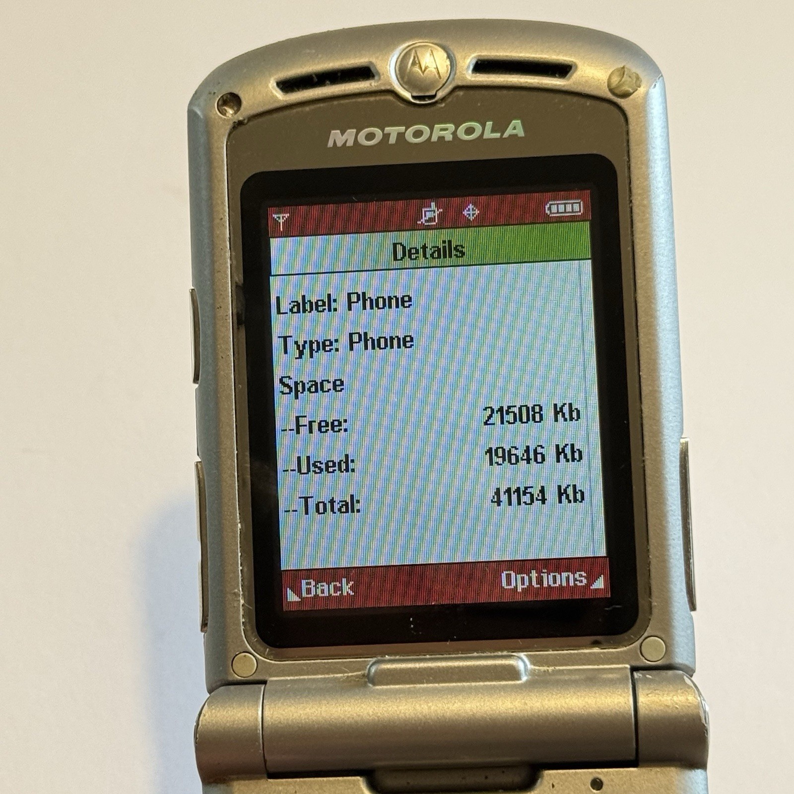 Verizon Pink Razor Vintage Motorola Pink & Silver RAZR V3m - Verizon Carrier