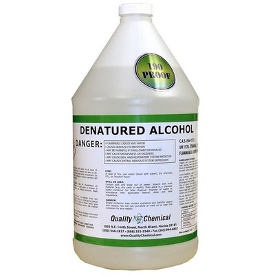 Quality Chemical Denatured Alcohol 190-1 Gallon (128 oz.)