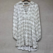 Zara Woman Eyelet Lace Dress Medium Romantic Chic Boho Indie Retro Parisian