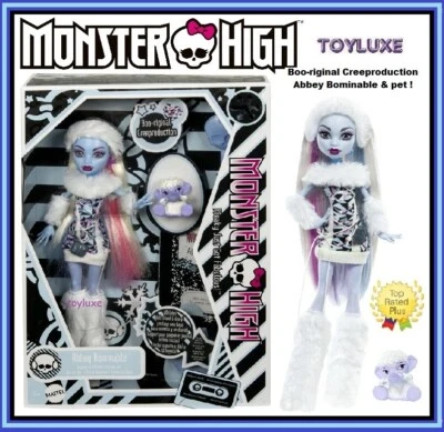 MATTEL Monster High Boo-riginal Creeproduction Abbey Bominable Fashion Doll & Pet 2024