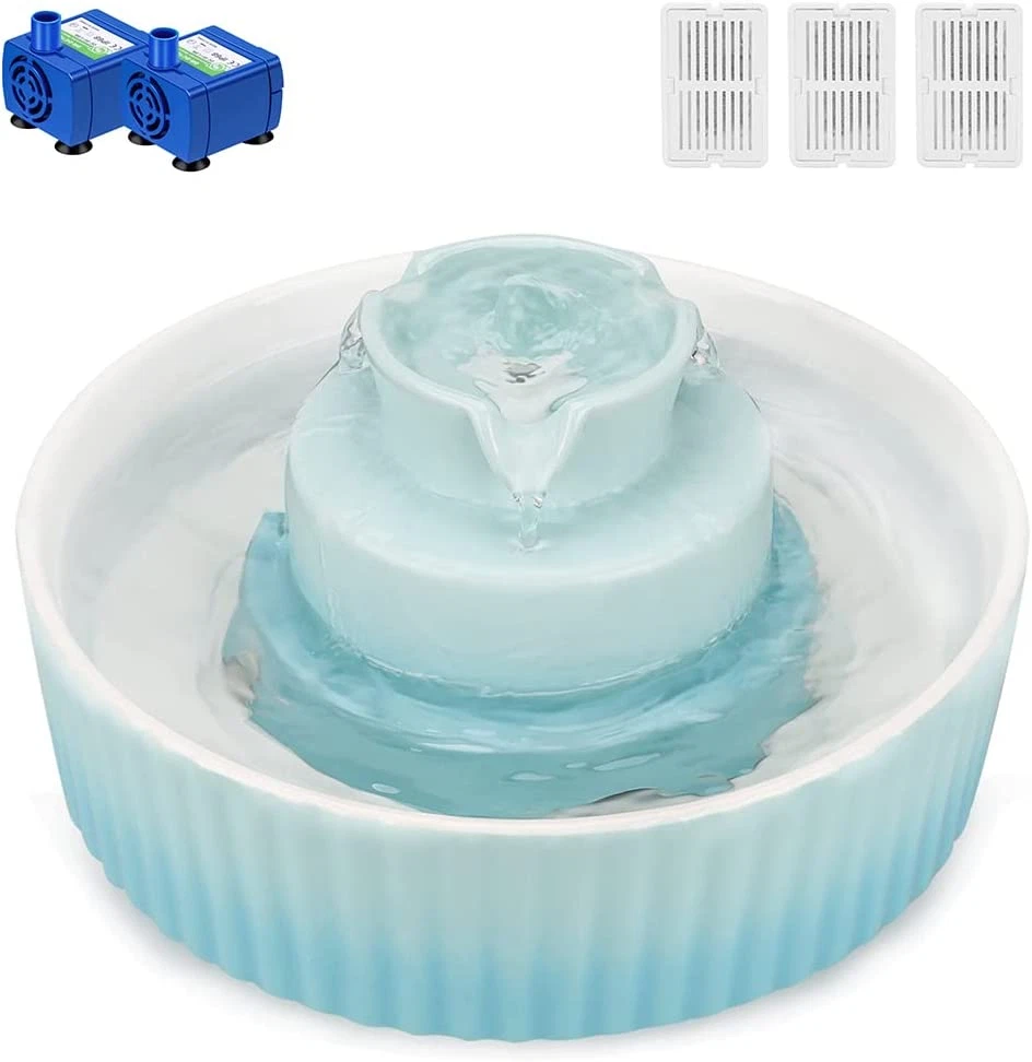 Porcelain deals cat fountain