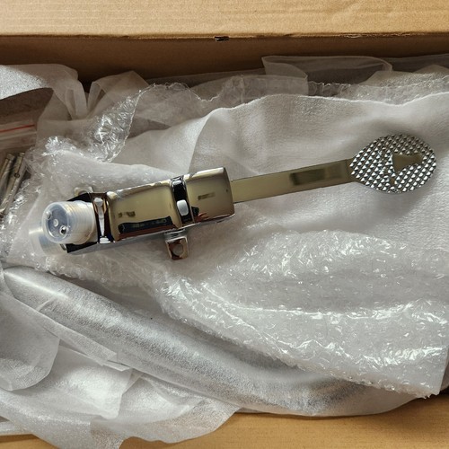 Válvula de control de pie de grifo manos libres LukLoy acabado cromado nueva en caja - Imagen 4 de 6