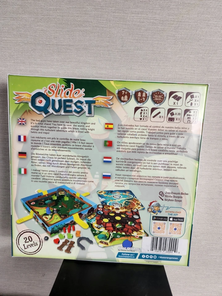 Blue Orange Slide Quest Knight Adventure 3D Board Game 2019 New Sealed - Image 2 of 4