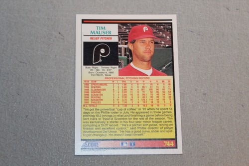 1992 Score Baseball Card Card Complete Finish Fill Your List Set U-Pick #700-893 - Picture 90 of 278