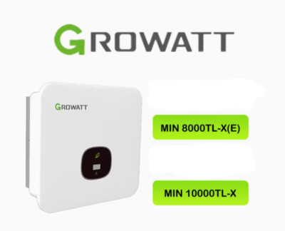 8 KW Growatt Inverter MIN 8000TL-X E  110V/240V Split Phase ON Grid